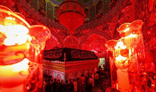 عکس از ضریح حضرت علی