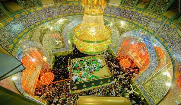 عکس از ضریح حضرت علی