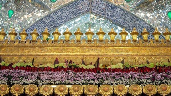 عکس از ضریح حضرت علی