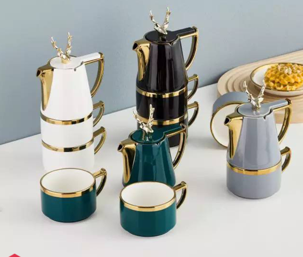 عکس چای دونفره با کیک