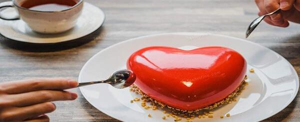 عکس چای دونفره با کیک