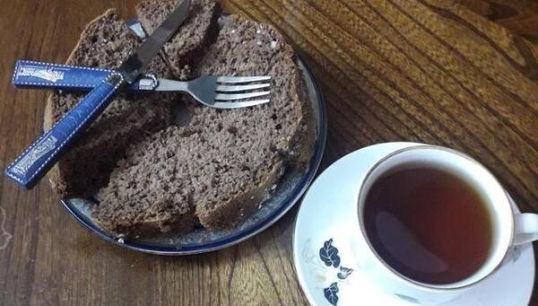عکس چای دونفره با کیک