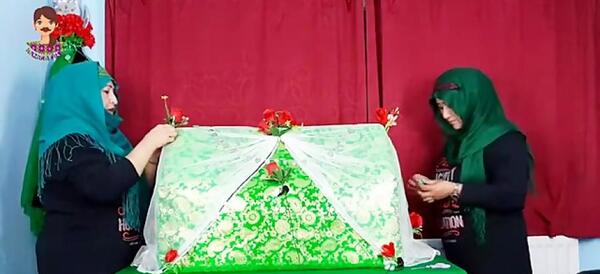 عکس گهواره حضرت علی اصغر واقعی