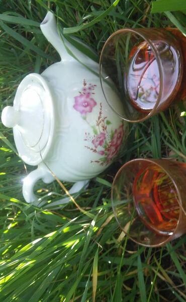 عکس چای دونفره در خانه