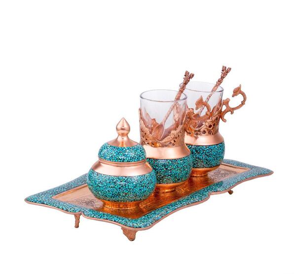 عکس چای دونفره در خانه