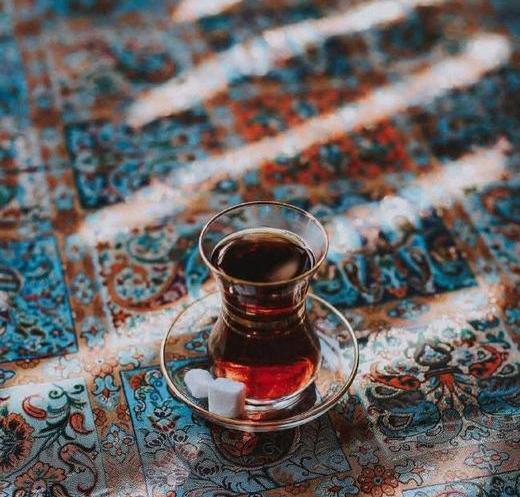 عکس پروفایل چای و گل