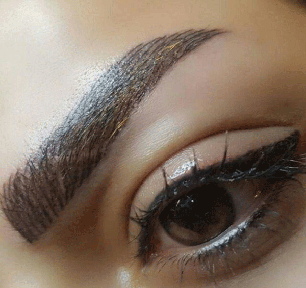 عکس تاتو ابرو زنانه