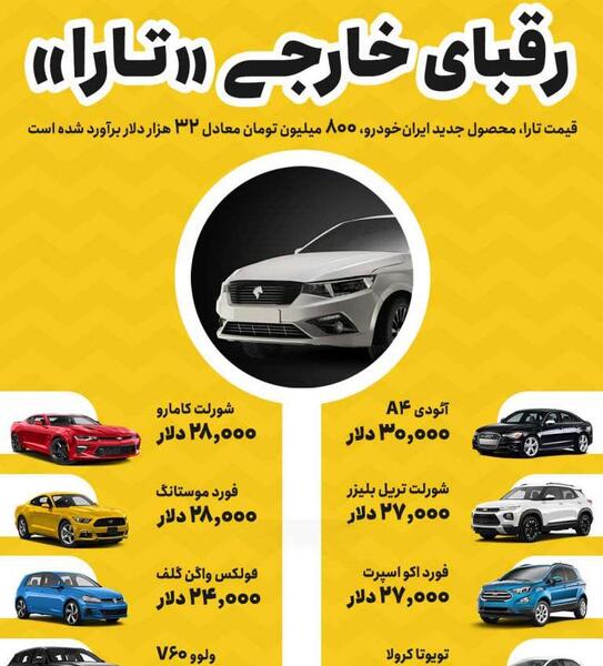 عکس ماشین ایران خودرو تارا