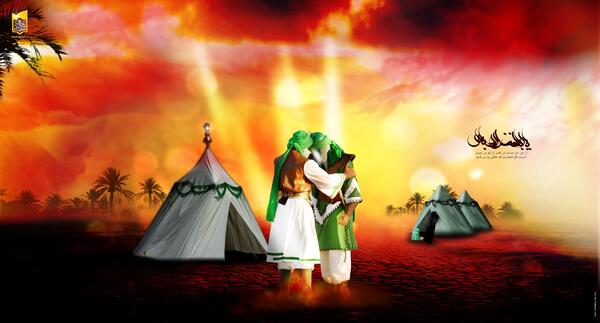 عکس امام حسین و حضرت عباس واقعی