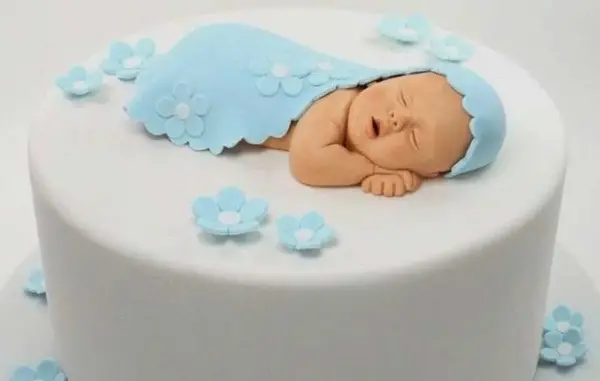 عکس کیک تولد نوزاد پسر
