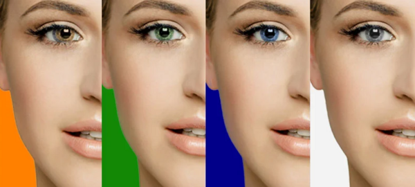 عکس رنگ چشم یخی