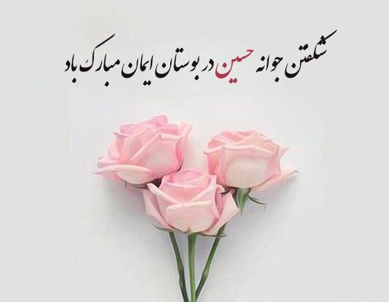 عکس نوشته تبریک تولد امام حسین علیه السلام