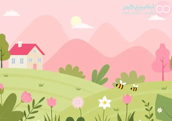 عکس درخت بهار نقاشی