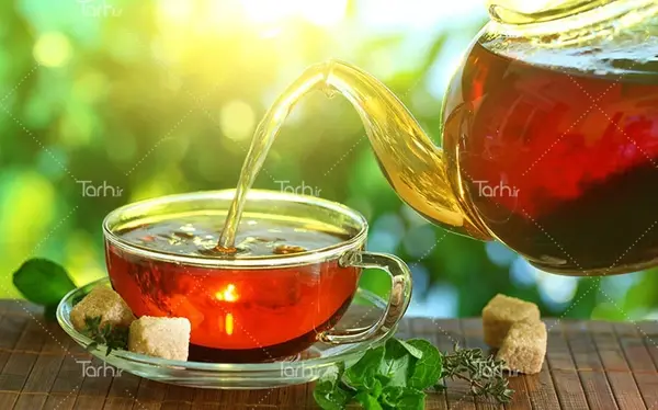 عکس از قوری چای