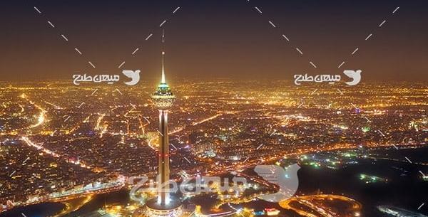 عکس آسمان خراش تهران