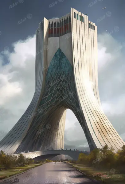 عکس آسمان خراش تهران