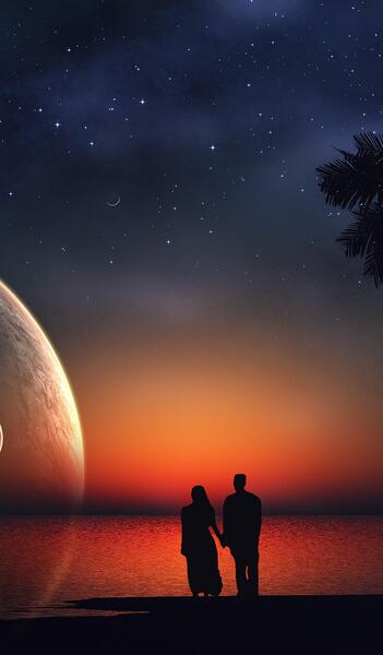 دانلود عکس تصویر زمینه گوشی عاشقانه