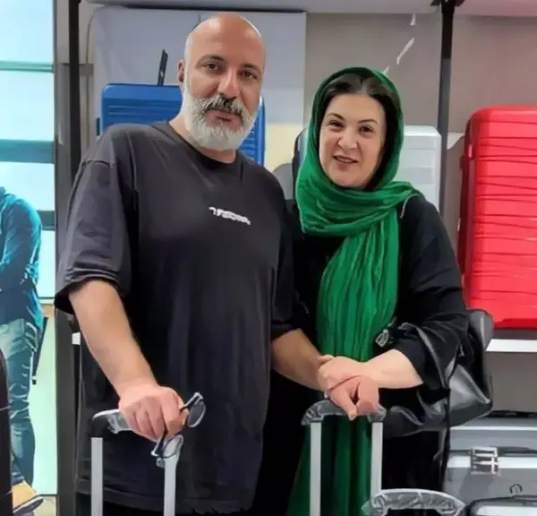 عکس امیر جعفری و خانواده اش