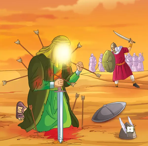 عکس کودکانه از امام حسین