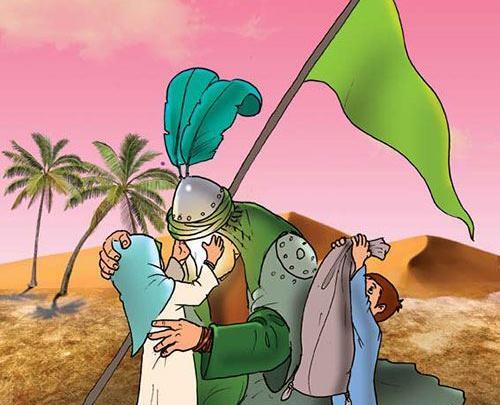 عکس کودکانه از امام حسین