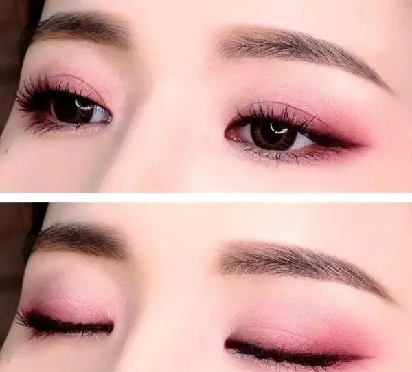 عکس ارایش چشم کوچک
