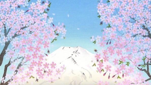 عکس نقاشی طبیعت بهار
