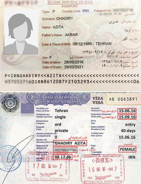 سایز عکس پاسپورت کانادا