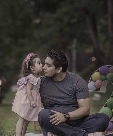عکس تولد پدر دختری