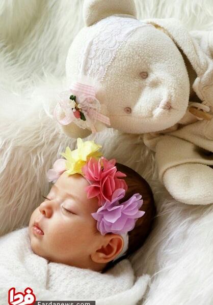 عکس بچه ی قنداقی