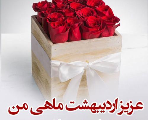 عکس نوشته تبریک تولد دختر اردیبهشتی