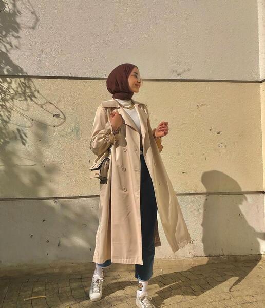 عکس پاییزی با حجاب