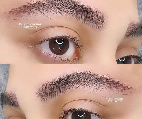 عکس مدل تاتو ابرو جدید برای انواع صورت ها