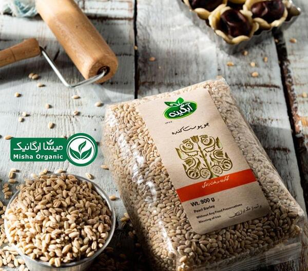عکس جو و گندم پوست کنده
