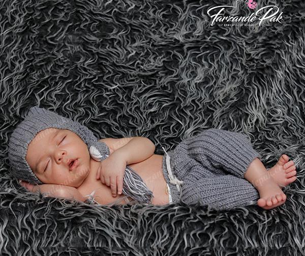 عکس نوزاد چشم رنگی پسر