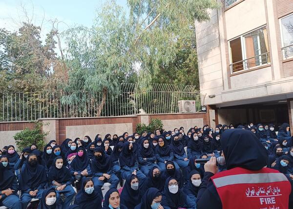 عکس آتش نشانی واقعی
