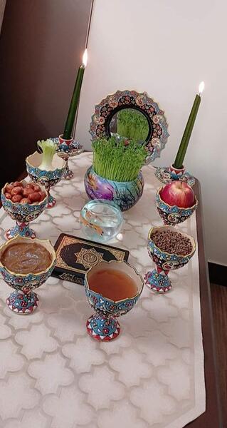 عکس سفره هفت سین ۱۴۰۲ نی نی سایت