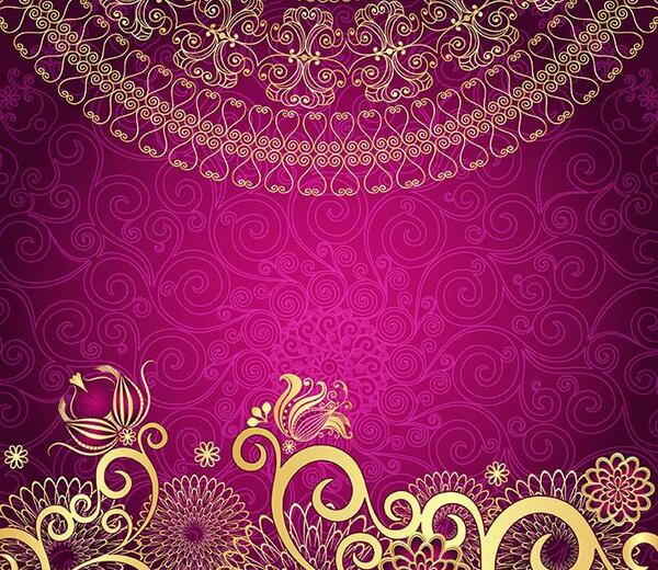 عکس تصویر زمینه بنفش و صورتی