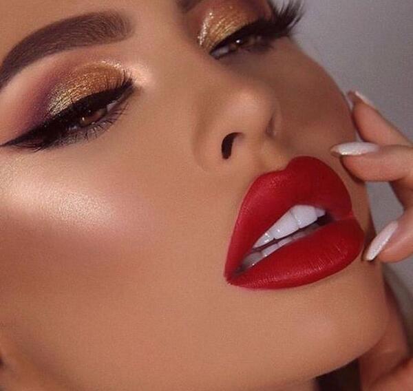 عکس لب و چشم