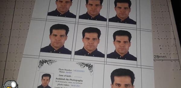 اندازه سایز عکس پاسپورت ایرانی