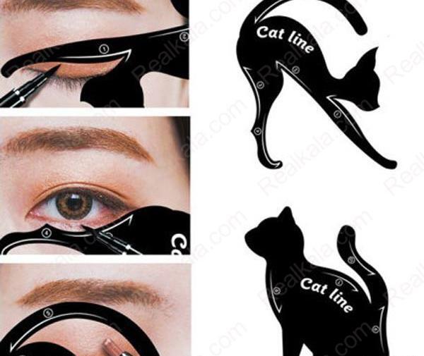 عکس تاتو خط چشم گربه ای