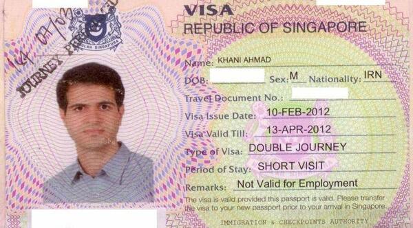 عکس ویزا پاسپورت