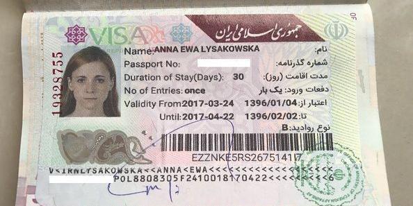 عکس ویزا پاسپورت