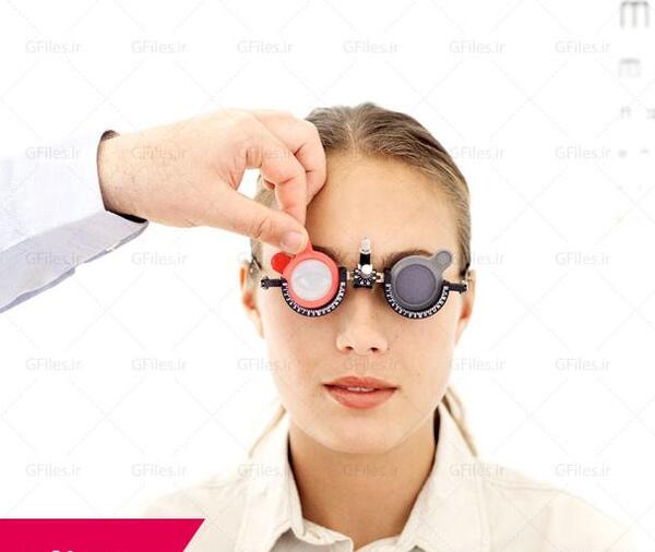 عکس چشم پزشکی معاینه