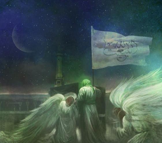 عکس از امام زمان نقاشی