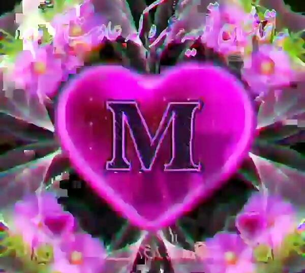 عکس عاشقانه حرف m و a