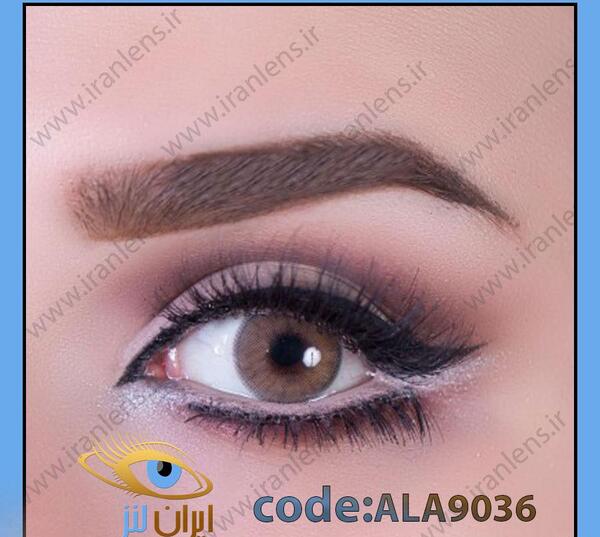 عکس لنز چشم صورتی