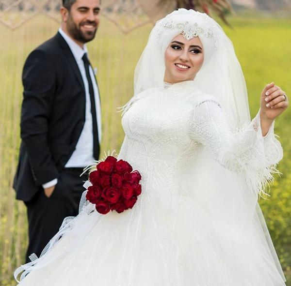 عکس عروس با حجاب ایرانی