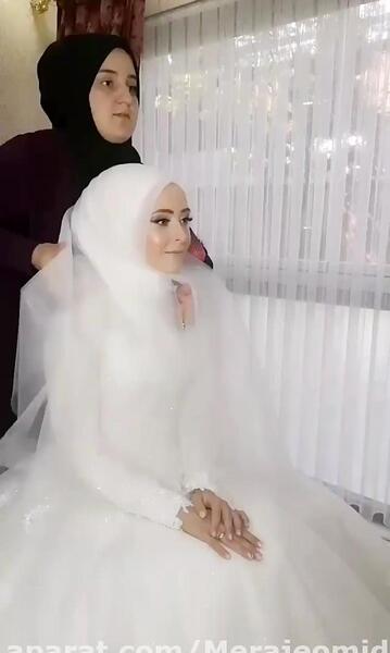 عکس عروس با حجاب ایرانی