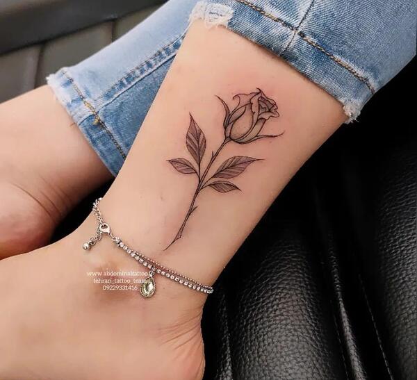 عکس گل برای تاتو روی دست
