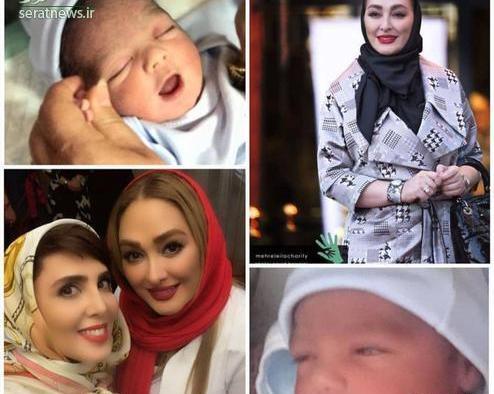 عکس بچه دوم الهام حمیدی